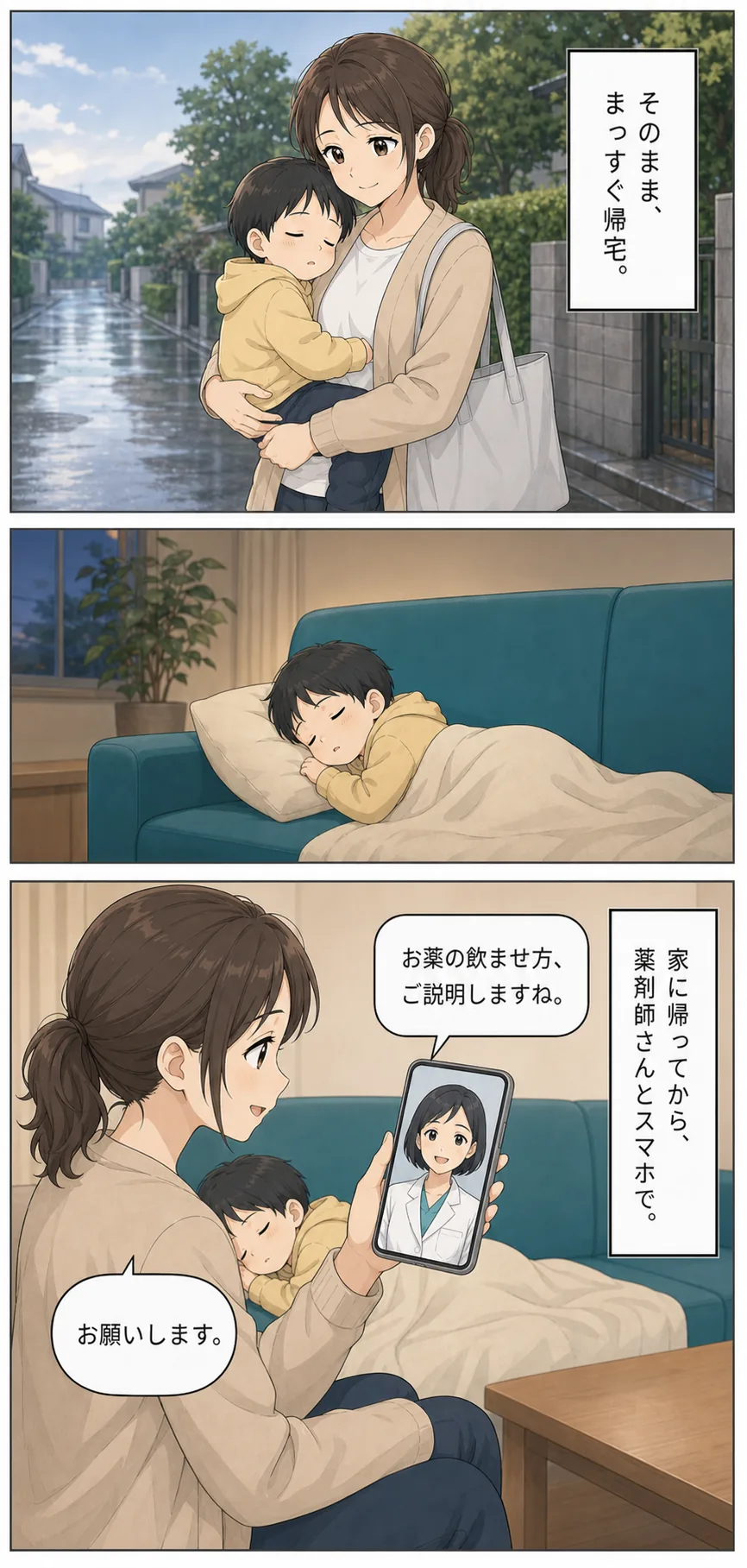 これから病院・クリニックに行く方のまんが（3枚目）